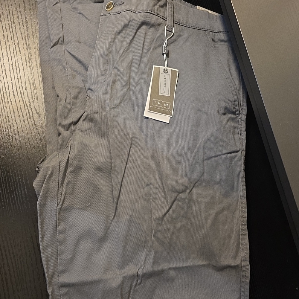 Ike Behar Men's Slate Chinos